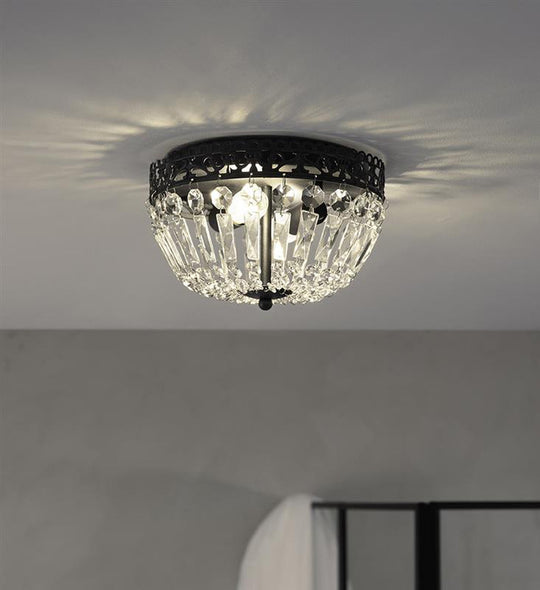 Etienne taklampe 25 cm - Svart/Klar - Svart / Krystall-Taklamper-Marksløjd-Svart / Krystall-Mrk-108598-Lightup.no