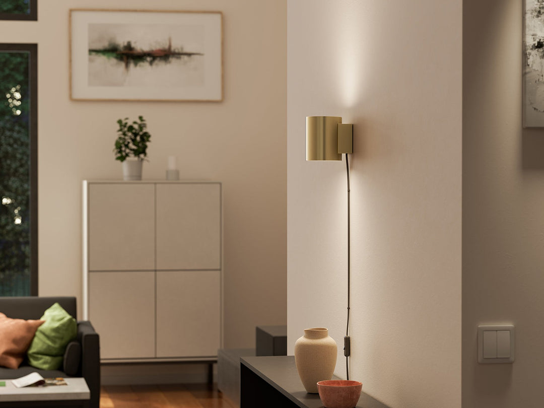 Evoke vegglampe small IP44-Vegglamper-Herstal-Opal / Antrasitt-HB5620054389-Lightup.no