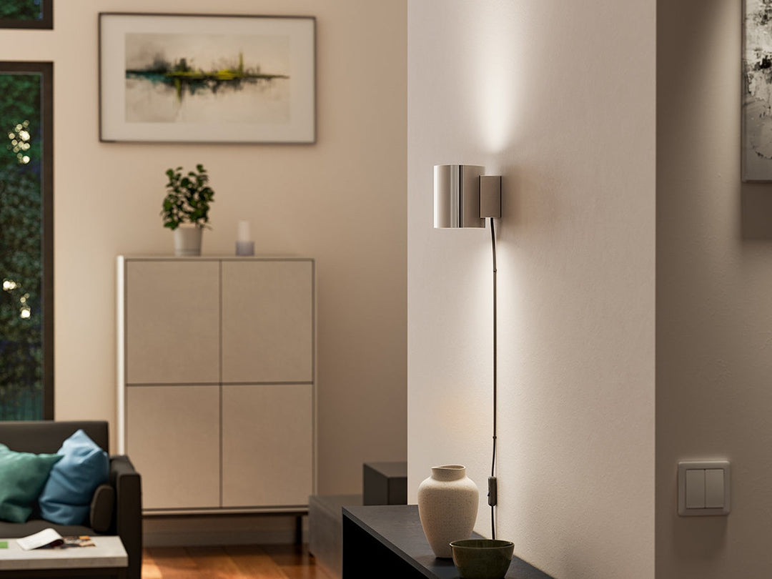 Evoke vegglampe small IP44-Vegglamper-Herstal-Opal / Antrasitt-HB5620054389-Lightup.no