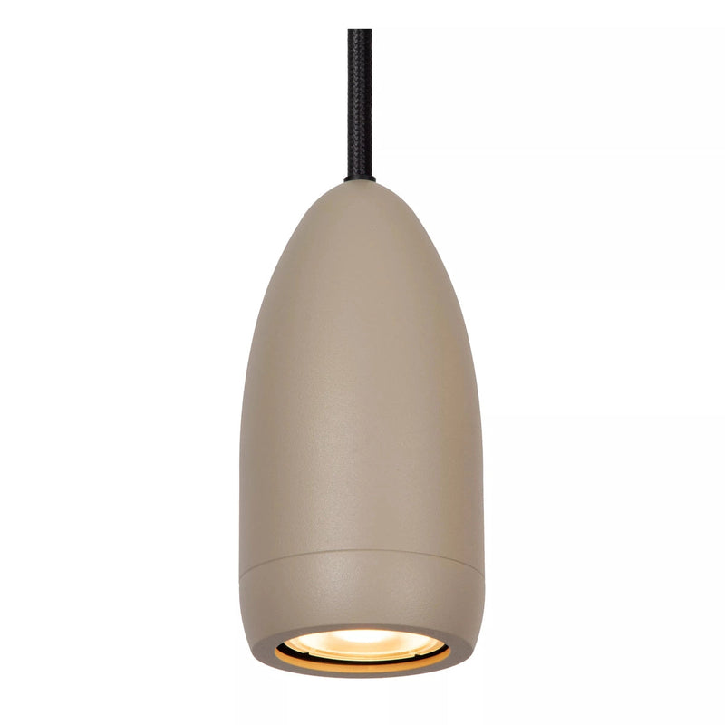 Evora rondell takpendel 3-lys - Taupe-Takpendler-Lucide-LC45406/13/41-Lightup.no