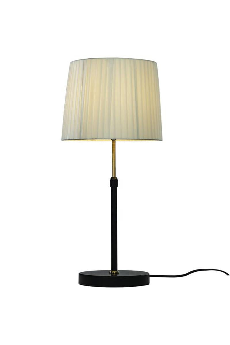 Ezai bordlampe justerbar 47-60 cm-Bordlamper-Aneta Lighting-Svart / Messing-28041-15-02-Lightup.no