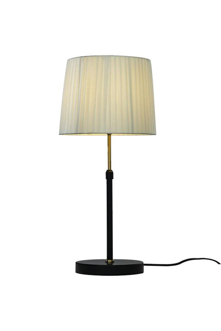 Ezai bordlampe justerbar 47-60 cm-Bordlamper-Aneta Lighting-Svart / Messing-28041-15-02-Lightup.no