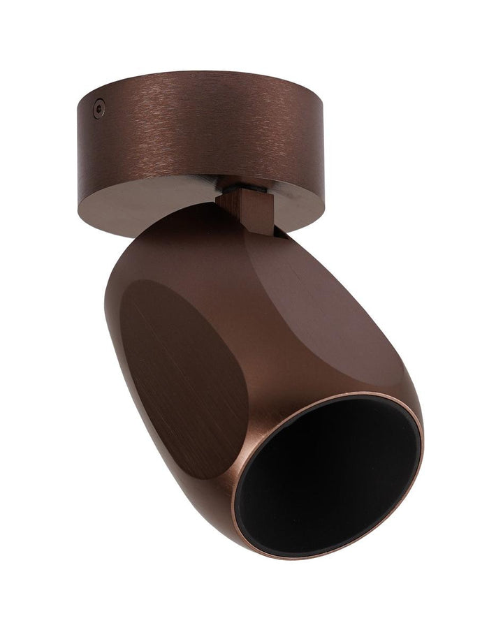 Facet W70 takspot 8W LED 2700 Kelvin CRI 90 - Dimbar-Downlight 230V-Antidark-Dark Coffee-2-208-01-24-Lightup.no