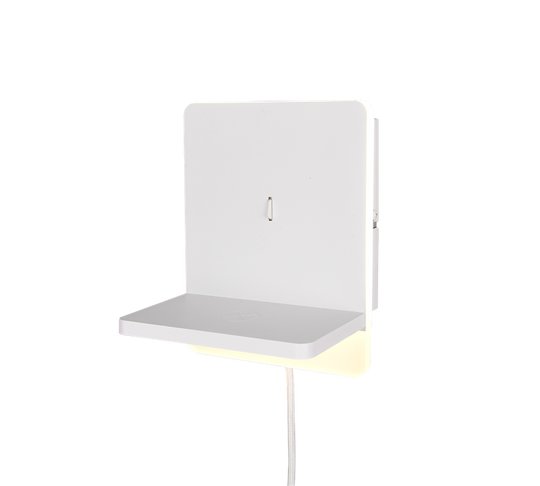 Fairfield vegglampe 9W 3000 Kelvin med USB - 3-step dim-Vegglamper-Trio Lighting-Svart-trl__248670132-Lightup.no