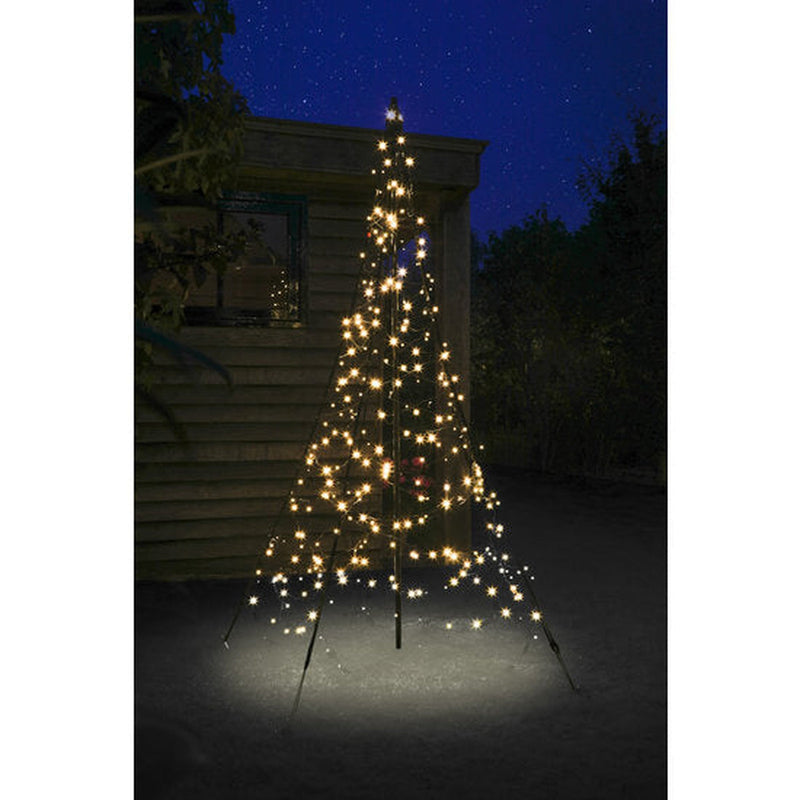 Fairybell 2 meter belysning med stang 300 LED IP44 utendørs-Julebelysning juletrelys ute-Fairybell-FANL-200-300-02-EU-Lightup.no