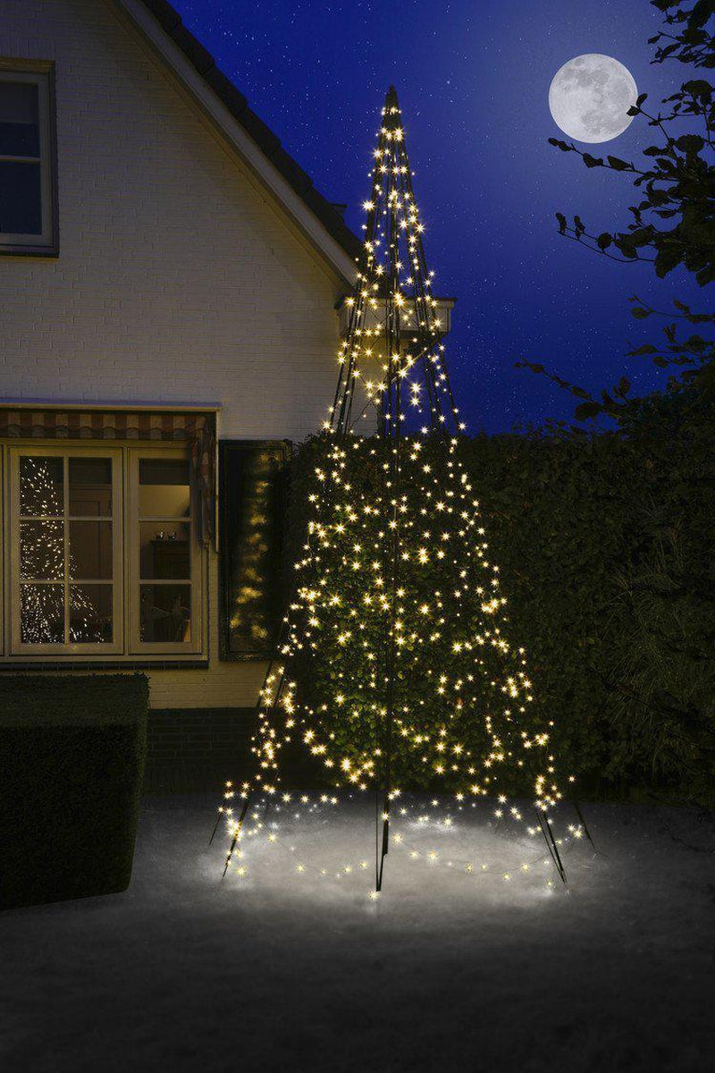 Fairybell 4 meter belysning med stang 640 LED IP44 utendørs-Julebelysning juletrelys ute-Fairybell-FANL-400-640-02-EU-Lightup.no