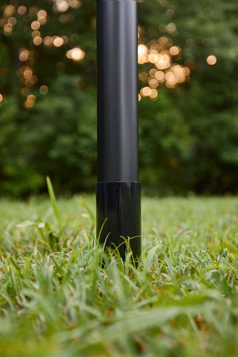 Fairybell delbar flaggstang 8 meter-Julebelysning juletrelys ute-Fairybell-Svart-FA-P-800-Lightup.no