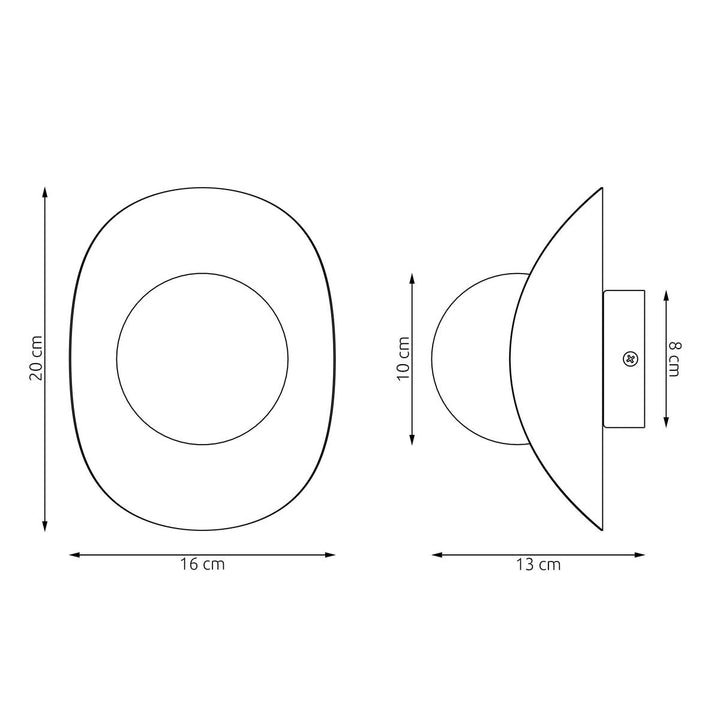 Fiero M K1 vegglampe-Vegglamper-Emibig-Svart-1585/K1-Lightup.no