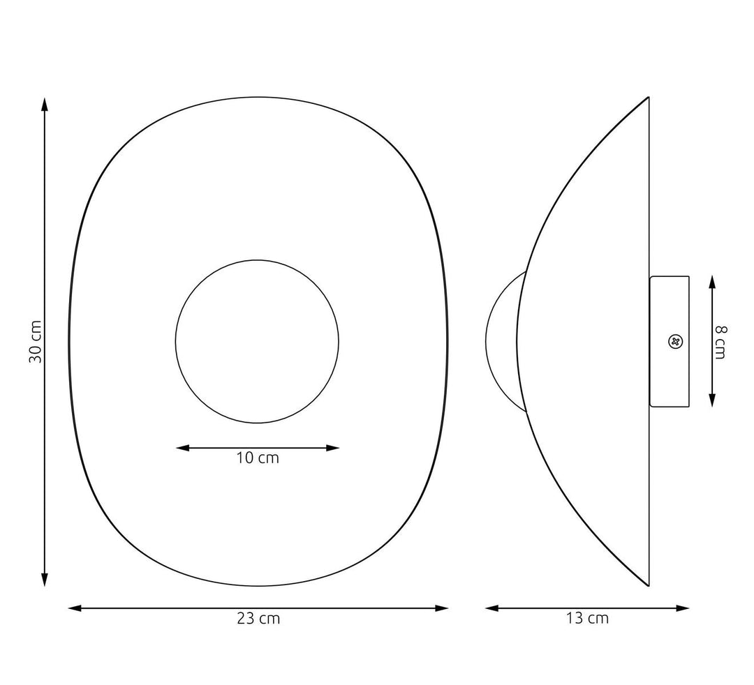 Fiero XL K1 vegglampe-Vegglamper-Emibig-Mokka-1525/K1-Lightup.no