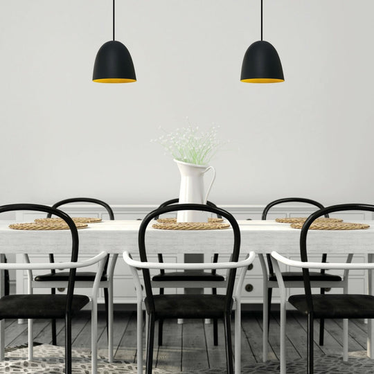 Fiola takpendel 22 cm-Takpendler-NorDesign-Svart / Gullfarget-101302205-Lightup.no