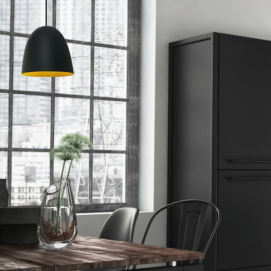 Fiola takpendel 30 cm-Takpendler-NorDesign-Svart / Gullfarget-101303005-Lightup.no
