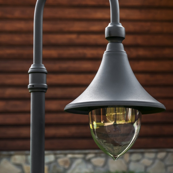 Firenze 810-Utebelysning stolpe-Norlys-Svart-3101722-Lightup.no