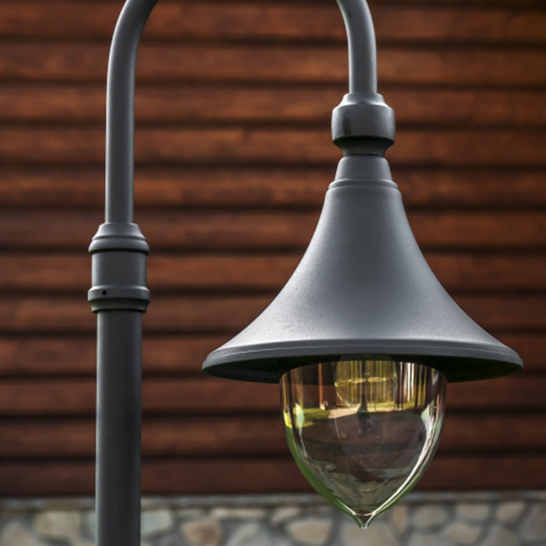 Firenze 810-Utebelysning stolpe-Norlys-Svart-3101722-Lightup.no
