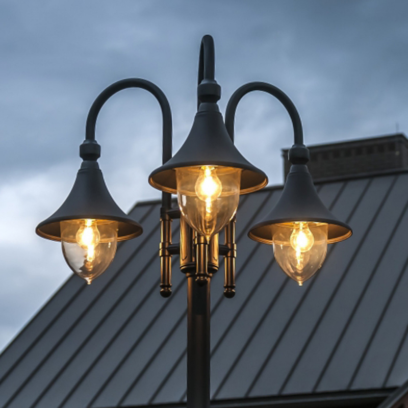 Firenze 830-Utebelysning stolpe-Norlys-Svart-3101724-Lightup.no