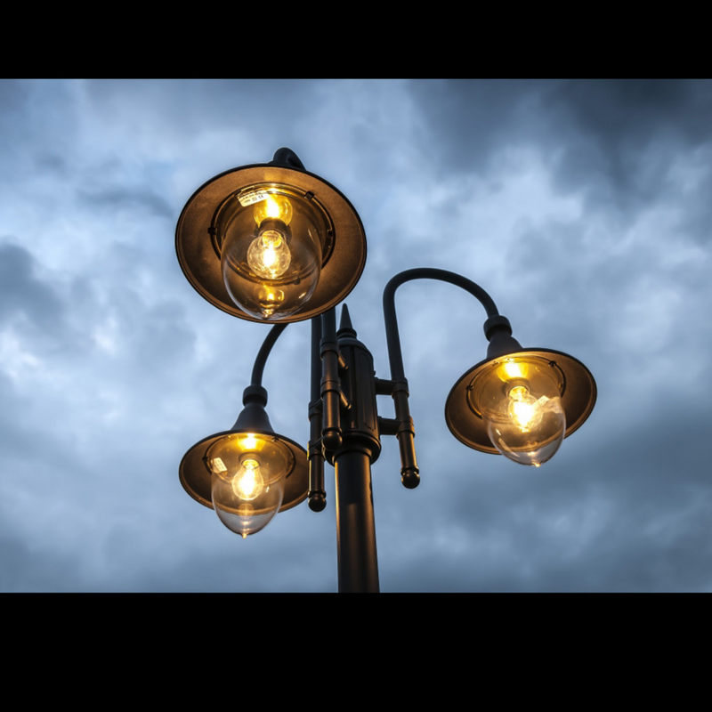 Firenze 830-Utebelysning stolpe-Norlys-Svart-3101724-Lightup.no