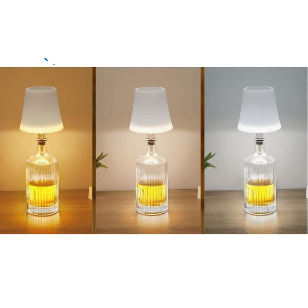 Flaskelys ladbar 3000K/4500K/6000K/RGB - Touch dim-Bordlamper-NorDesign-Hvit-071374806-Lightup.no