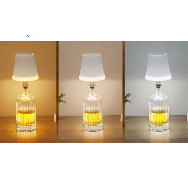 Flaskelys ladbar 3000K/4500K/6000K/RGB - Touch dim-Bordlamper-NorDesign-Hvit-071374806-Lightup.no