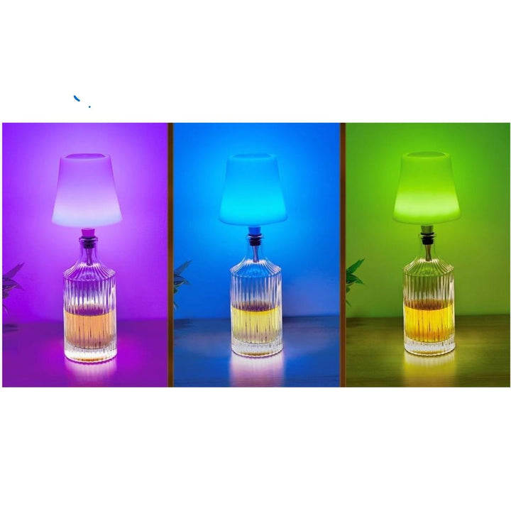 Flaskelys ladbar 3000K/4500K/6000K/RGB - Touch dim-Bordlamper-NorDesign-Hvit-071374806-Lightup.no