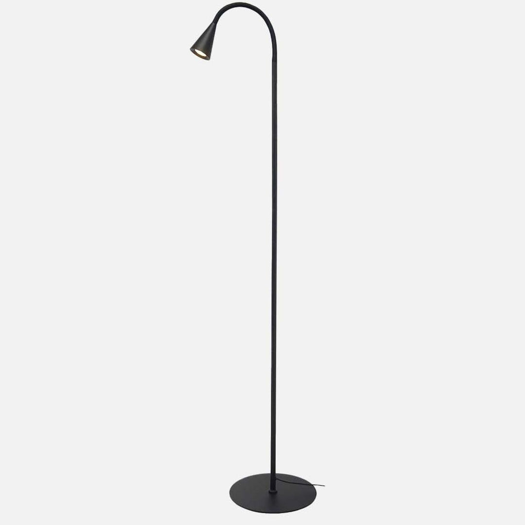 Flex gulvlampe-Gulvlamper-Luminor-Matt svart-5714198600779-Lightup.no