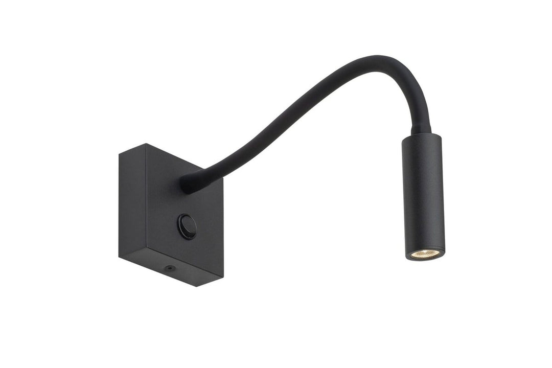 Flex vegglampe 3W 2700K - Svart - 2-400-02-2 - Lightup.no