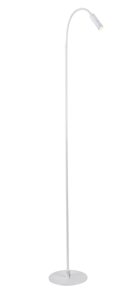 Flexi gulvlampe 3W - Hvit - 372588106 - Lightup.no