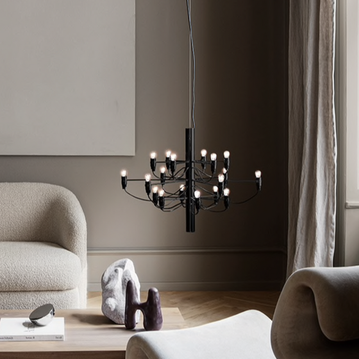 Flos 2097/18 Sarfatti LED takkrone-Takpendler-Flos-Sølv-Fls__A1350057-Lightup.no