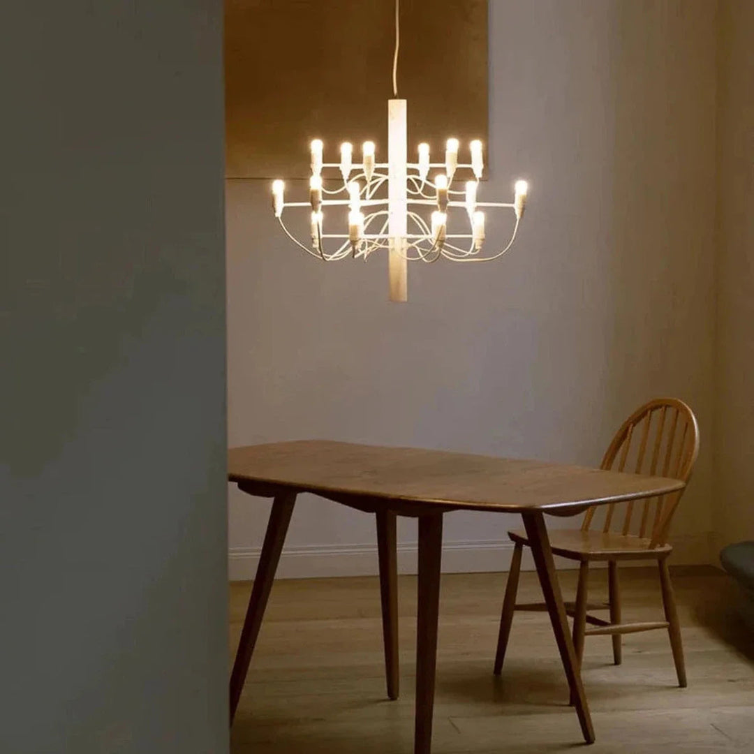 Flos 2097/18 Sarfatti LED takkrone-Takpendler-Flos-Sølv-Fls__A1350057-Lightup.no