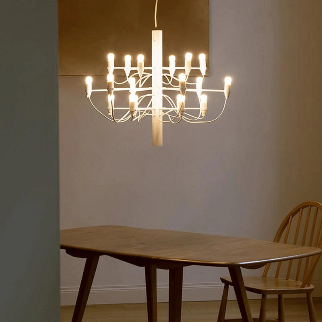 Flos 2097/18 Sarfatti LED takkrone-Takpendler-Flos-Sølv-Fls__A1350057-Lightup.no