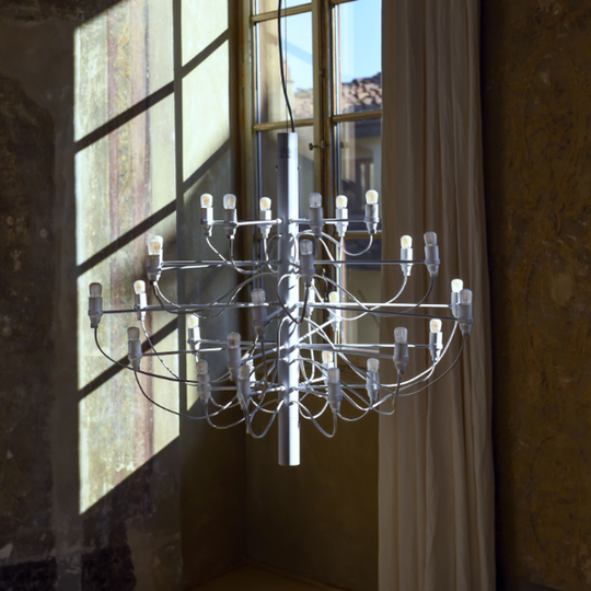 Flos 2097/30 Sarfatti LED takkrone-Takpendler-Flos-Messing-Fls__A1400059-Lightup.no