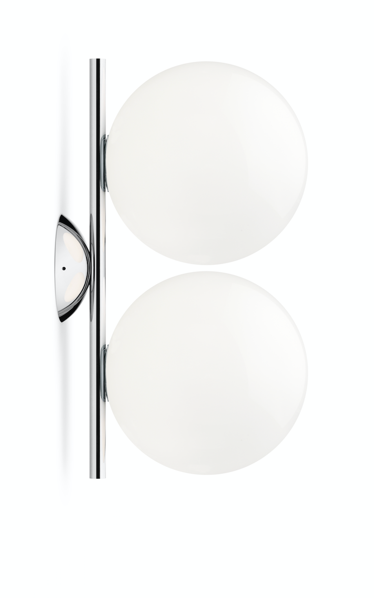 Flos IC Lights C/W1 dobbel vegglampe-Vegglamper-Flos-Messing-Fls__F3157059-Lightup.no