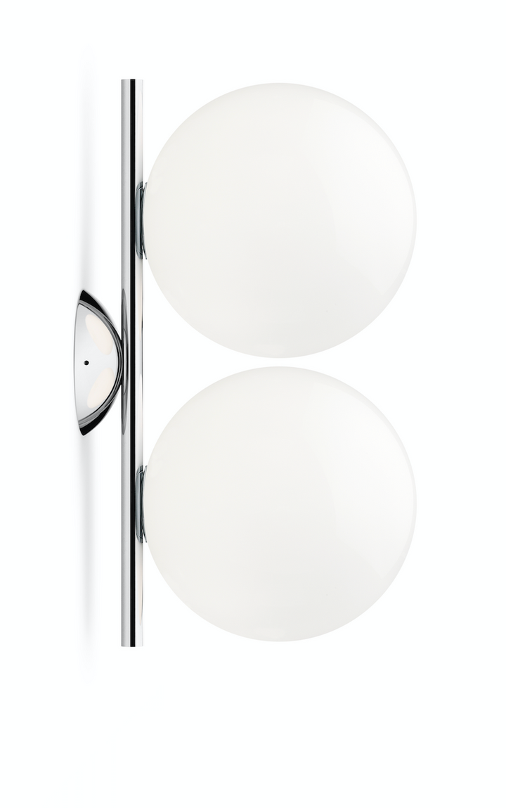 Flos IC Lights C/W1 dobbel vegglampe-Vegglamper-Flos-Messing-Fls__F3157059-Lightup.no