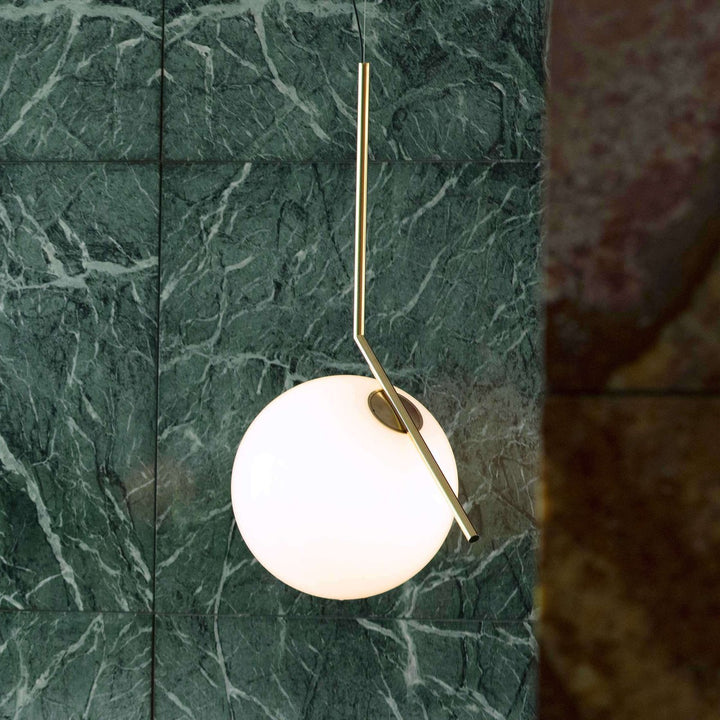 Flos IC Lights S3 takpendel-Takpendler-Flos-Messing / Opal-Fls__F3151059-Lightup.no