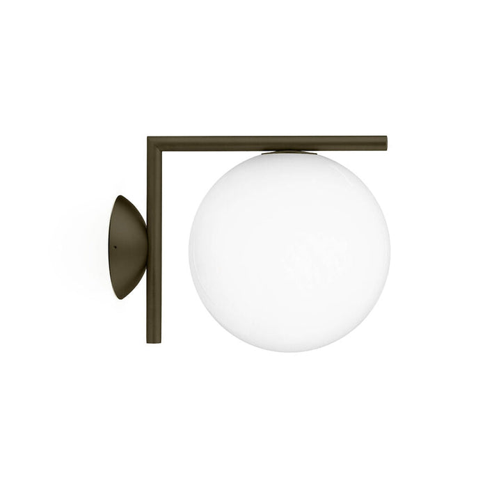 Flos IC w1 utendørs vegglampe-Utebelysning vegg veggskjold-Flos-Svart-Fls__F012H00C030-Lightup.no