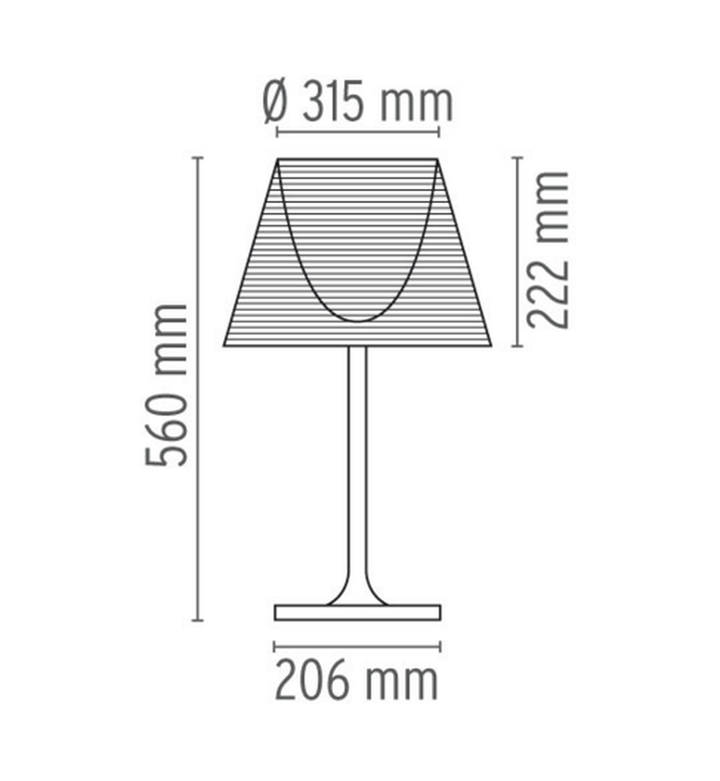 Flos K Tribe T1 bordlampe-Bordlamper-Flos-Sotet skjerm-Fls__F6263030-Lightup.no