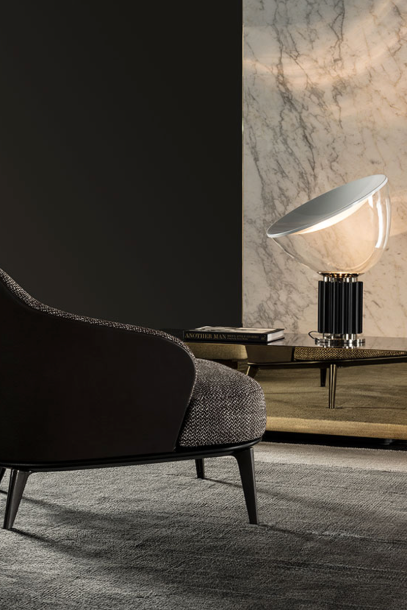 Flos Taccia bordlampe LED - PMMA-Bordlamper-Flos-Svart-Fls__F6602030-Lightup.no