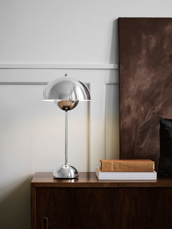 Flowerpot VP3 bordlampe-Bordlamper-&Tradition-Grå beige-133084209-Lightup.no