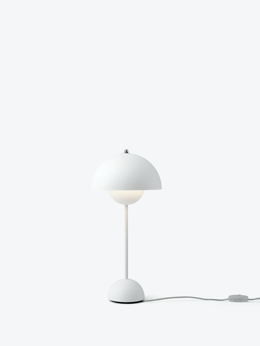 Flowerpot VP3 bordlampe-Bordlamper-&Tradition-Matt hvit-133084A221-Lightup.no