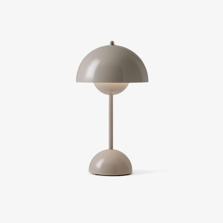 Flowerpot VP9 bærbar bordlampe-Bordlamper-&Tradition-Grå beige-133093A209-Lightup.no