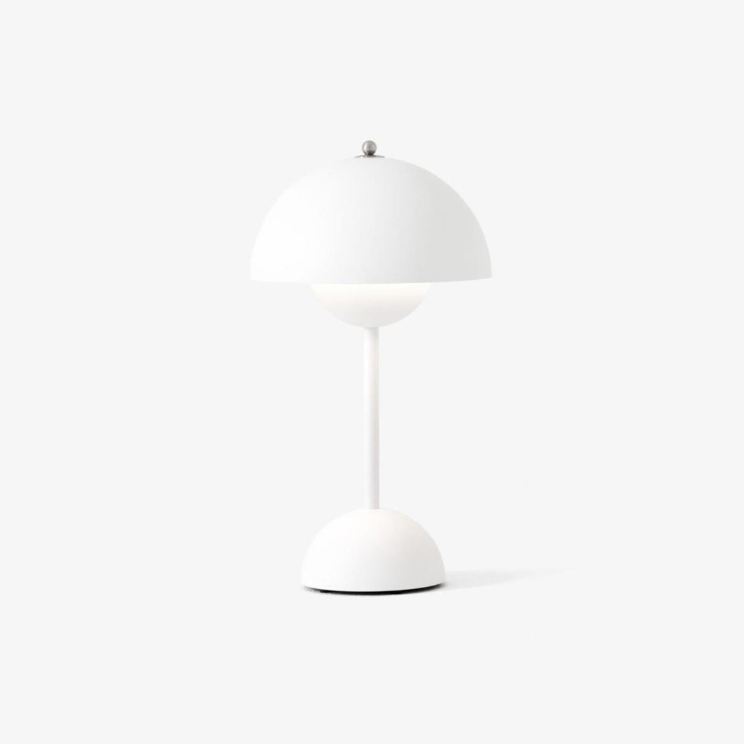 Flowerpot VP9 bærbar bordlampe-Bordlamper-&Tradition-Matt Hvit-133093A221-Lightup.no
