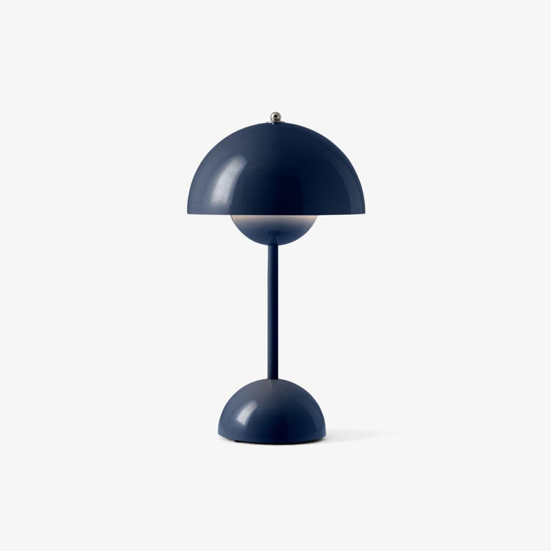 Flowerpot VP9 bærbar bordlampe-Bordlamper-&Tradition-Stål blå-133093A568-Lightup.no