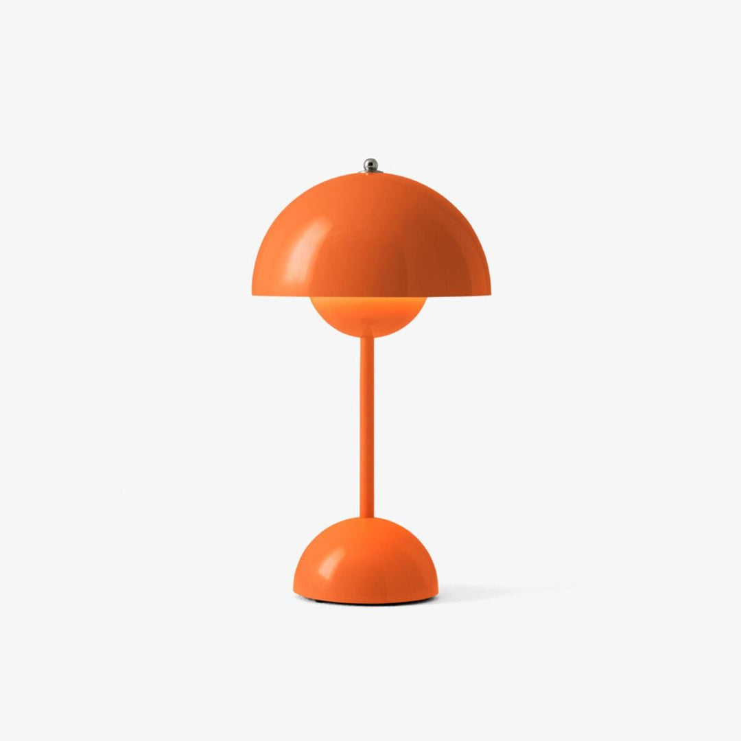 Flowerpot VP9 bærbar bordlampe-Bordlamper-&Tradition-Livlig oransje-133093A570-Lightup.no