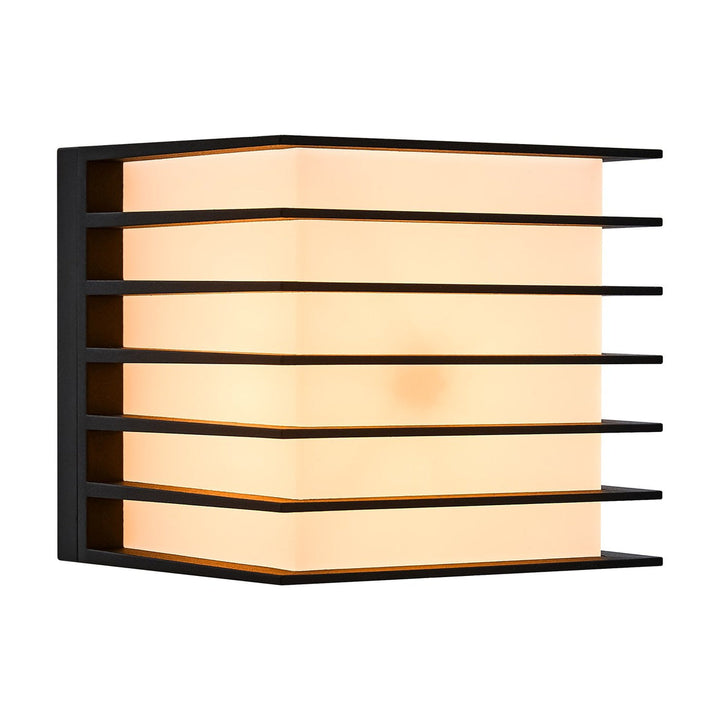 Fluctus vegglampe utendørs IP44-Utebelysning vegg veggskjold-Nordlux-Svart-2318211003-Lightup.no