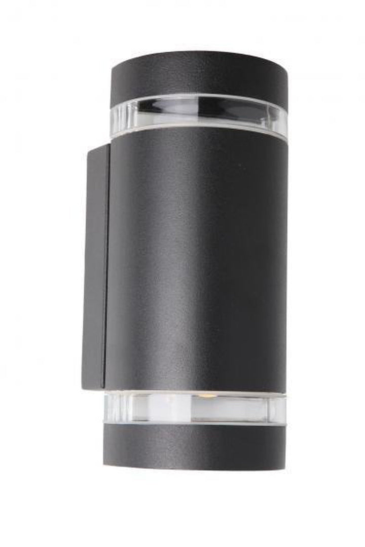 Focus Duo + 2 stk LEDpærer-Utebelysning vegg opp og ned-Nordlux-Svart-87402320-Lightup.no