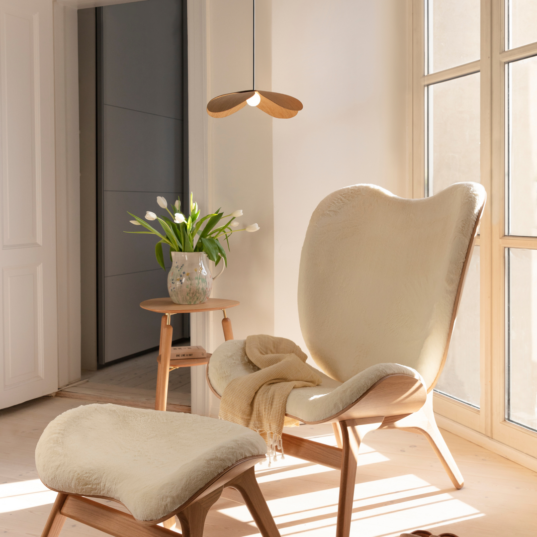 Forget Me Not large lampeskjerm-Takpendler-Umage-Mørk eik-2228-Lightup.no