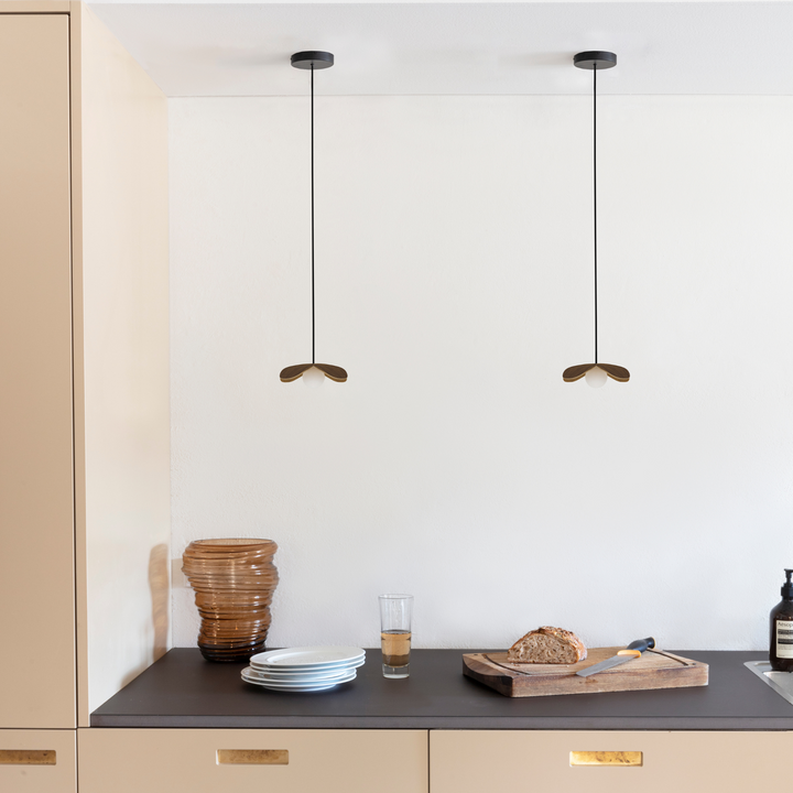 Forget Me Not mini lampeskjerm-Takpendler-Umage-Natur eik-2219-Lightup.no