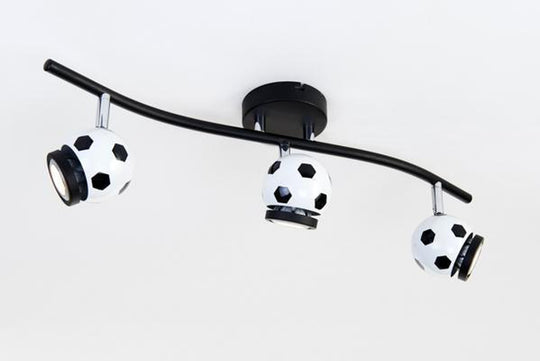Fotball spotskinne-Taklamper-Ms - belysning-Svart / Hvit-9400100221-Lightup.no