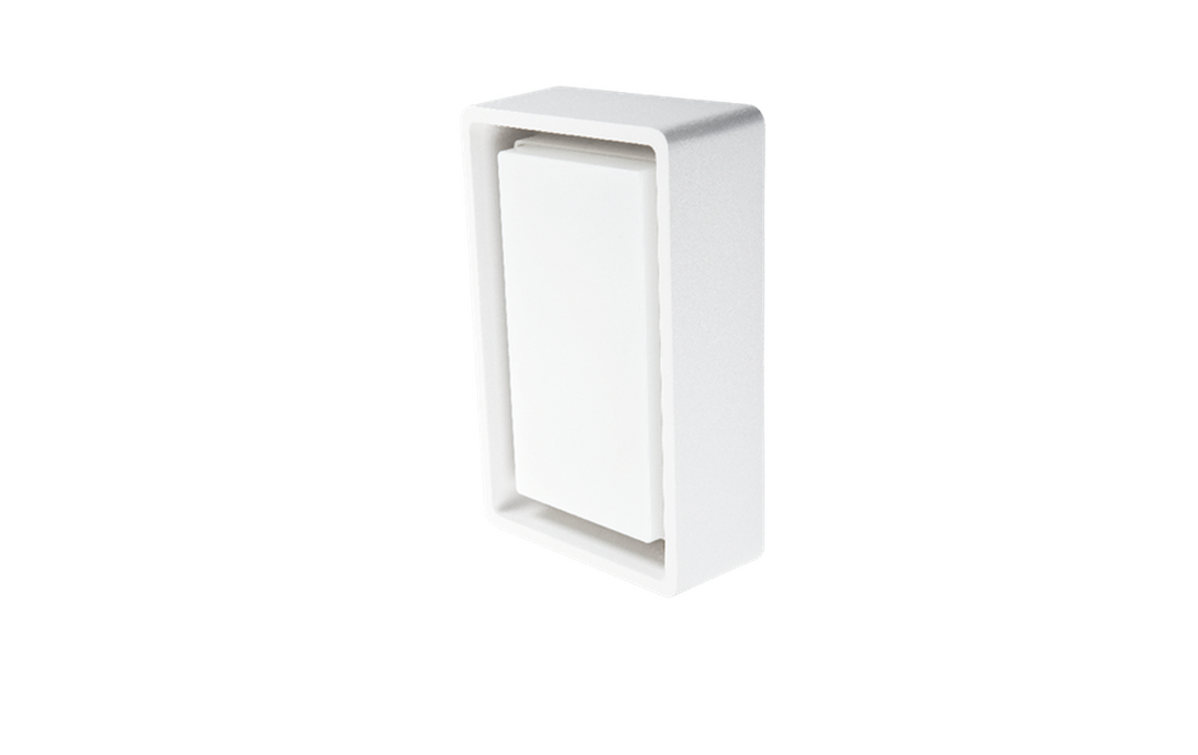 Frame mini vegglampe 6,5W 3000 Kelvin IP66 Dimbar-Utebelysning vegg veggskjold-Sg Armaturen As-Hvit-3100423-Lightup.no