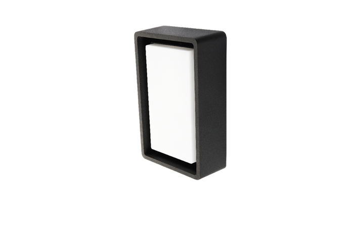 Frame mini vegglampe 6,5W 3000 Kelvin IP66 Dimbar-Utebelysning vegg veggskjold-Sg Armaturen As-Svart-3100424-Lightup.no