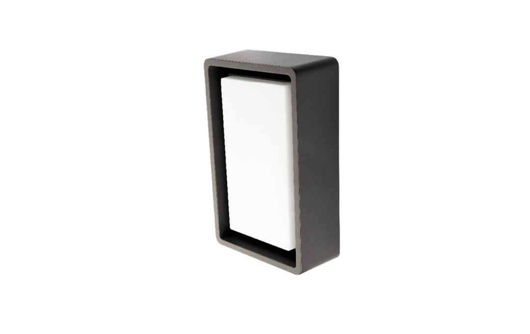 Frame mini vegglampe 6,5W 3000 Kelvin IP66 Dimbar-Utebelysning vegg veggskjold-Sg Armaturen As-Grafitt-3100425-Lightup.no