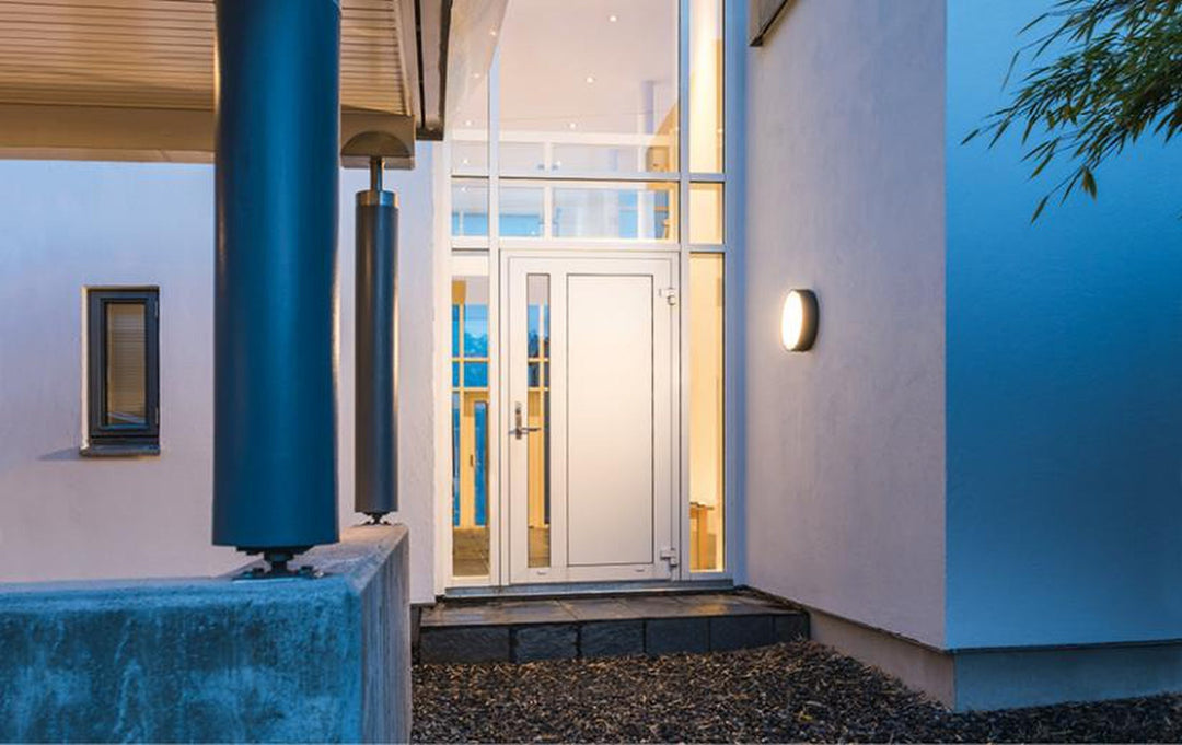 Frame round maxi vegg/taklampe 22W 3000 Kelvin IP66 Dimbar-Utebelysning vegg veggskjold-Sg Armaturen As-Hvit-3100414-Lightup.no